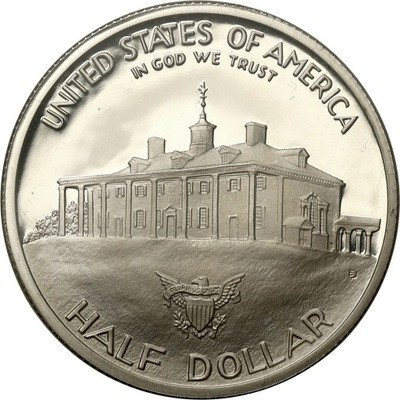 USA 1/2 dolara 1982 ''S'' Washington st.L