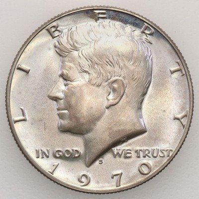 USA 1/2 dolara 1970 ''S'' st.L