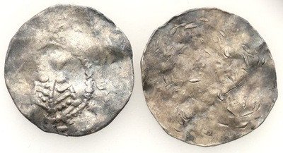 Niemcy Średniowiecze Fryzja denary XIw. 2 szt st.4