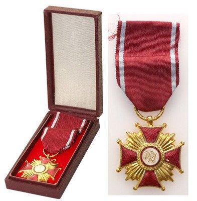 Polska PRL Złoty Krzyż Zasługi st.1