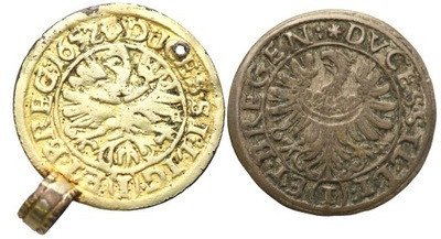 Śląsk Ks. Legnicko-Brzesko-Głog. Krajcar 1653 st.3