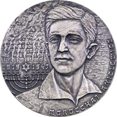 Medal 1993 MW Mordechaj Anielewicz SREBRO st.1