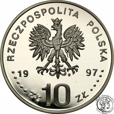 10 złotych 1997 Batory popiersie st.L