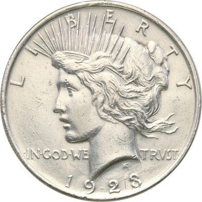 USA 1 dolar 1923 Philadelphia Peace st.3+