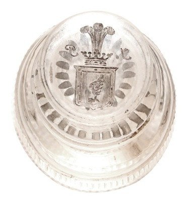 Polska pieczęć herb szlachecki szkło