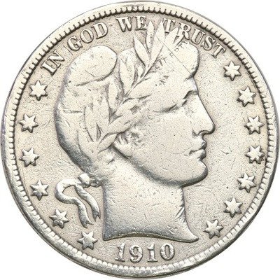 USA 1/2 dolara 1910 ''S'' San Francisco st.3