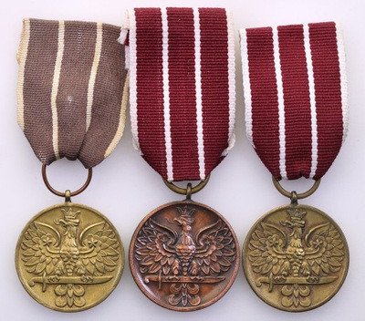 Medale Polska Swemu Obrońcy lot 3 sztuk