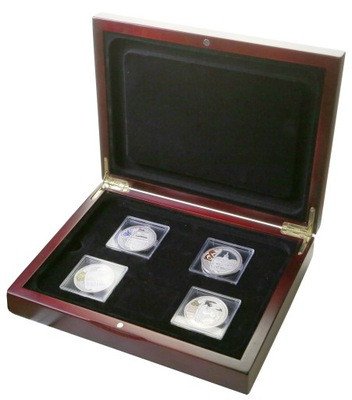 Chiny Olimpiada Pekin 10 Yuan 2008 SREBRO 4 sztuki