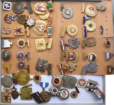 Polska odznaki różne lot 52 sztuk