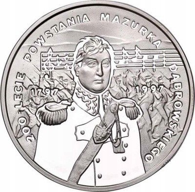 10 złotych 1996 Mazurek Dąbrowskiego st.L
