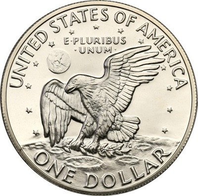 USA 1 dolar 1972 ''S'' SREBRO st.L