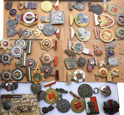 Polska PRL odznaki różne lot 66 sztuk