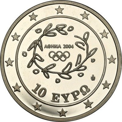 Grecja 10 Euro 2004 Olimpiada Ateny st. L/L-