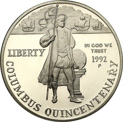 USA 1 dolar 1992 Kolumb st.L