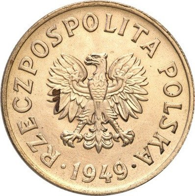 RL. PRÓBA miedzionikiel 50 groszy 1949 st.1/1-