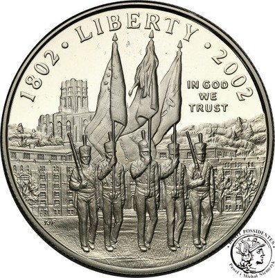 USA 1 dolar 2002 Liberty 1802-2002 West Point st.L
