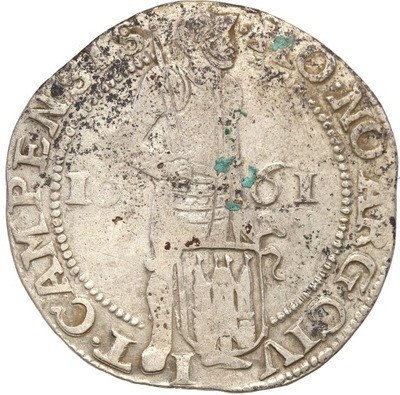 Niderlandy Kampen Silberdukat 1661 st.3