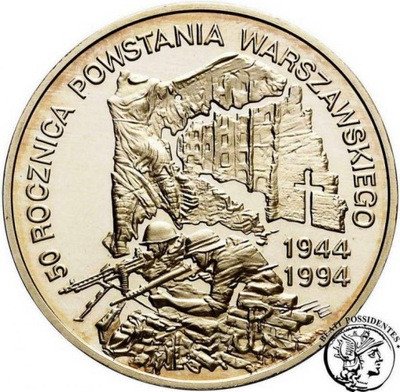 III RP 300000 złotych 1994 Powst. Warszawskie st.L