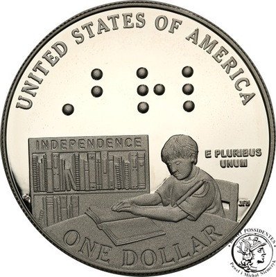 USA 1 dolar 2009 Louis Braille st.L