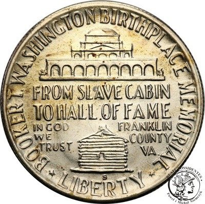 USA 1/2 dolara 1946 Booker Washington st.2