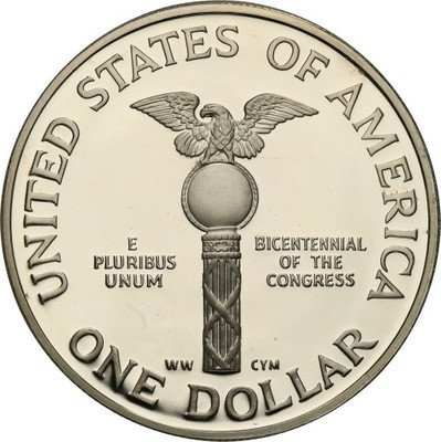 USA 1 dolar 1989 200 lat Kongresu st.L