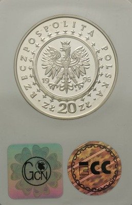 III RP 20 złotych 1996 Lidzbark - zamek GCN PR70