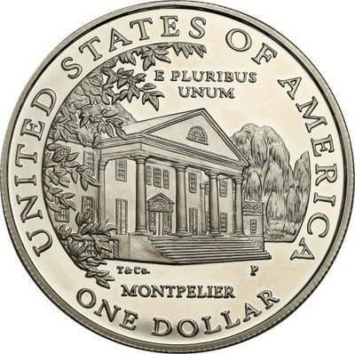 USA 1 dolar 1999 Dolley Madison st.L SREBRO