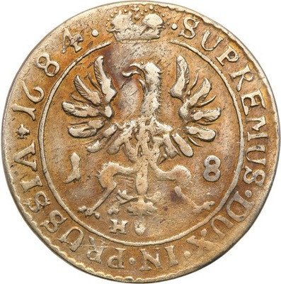 Niemcy Ort 1684 Królewiec st.3