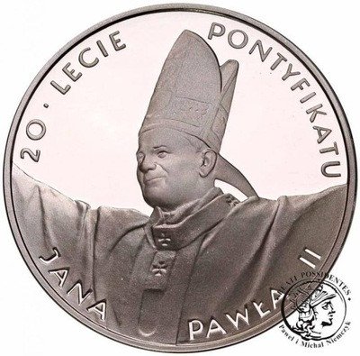 III RP 10 złotych 1998 Jan Paweł II Pontyfikat stL