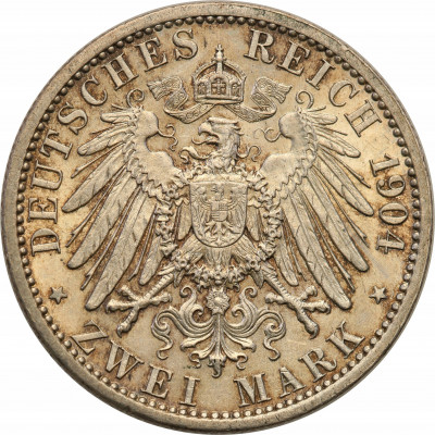 Niemcy Hesja 2 Marki 1904 st.1-