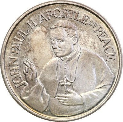 USA medal 1987 Jan Paweł II SREBRO st.L