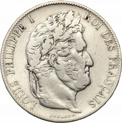 Francja 5 franków 1847 A Paris st.3