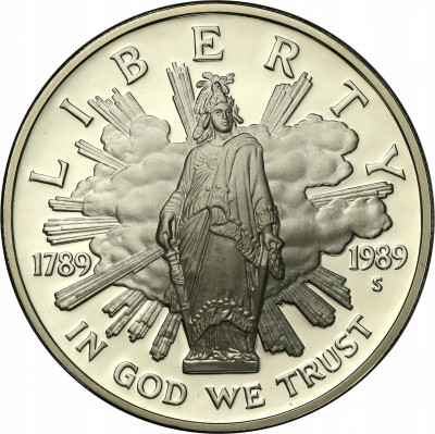 USA 1 dolar 1989 200 lat Kongresu st.L