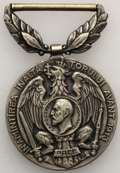 Rumunia medal 1913 SREBRO st.3+