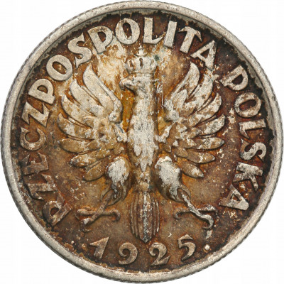 II RP 1 złoty 1925. kropka st.2
