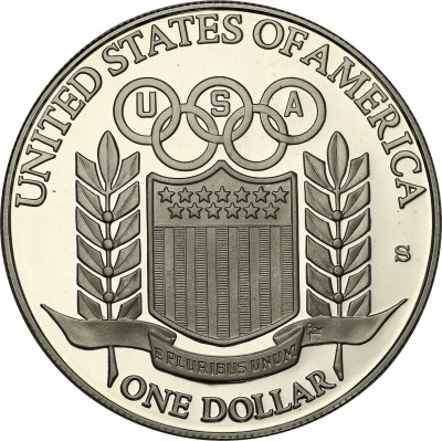 USA 1 dolar 1992 SREBRO XXV Olimpiada st. L