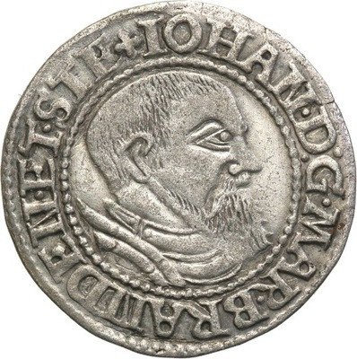 Polska Śląsk Jan Kostrzyński grosz 1545 st.3+