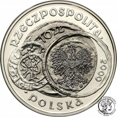 10 złotych 2000 Gniezno st.L