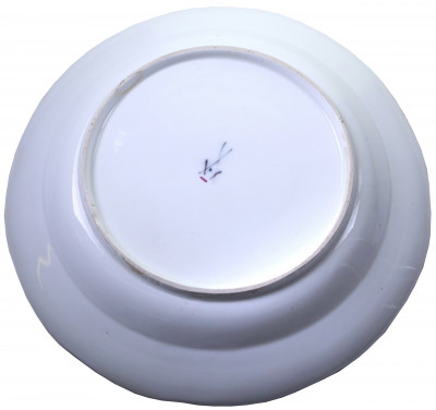 Talerz Miśnia / Meissen porcelana II poł. XVIII w.