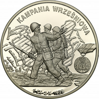 Kampania Wrześniowa medal 2010 SREBRO st.L