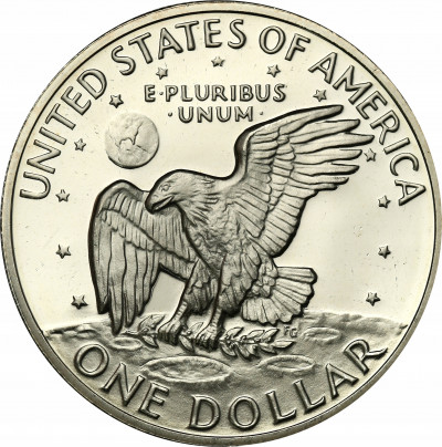 USA 1 dolar 1971 ''S'' Eisenhower SREBRO st.L/L-
