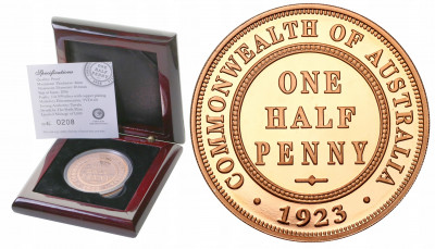 Tuvalu 1 dolar 2006 1/2 Penny 1923 st.L