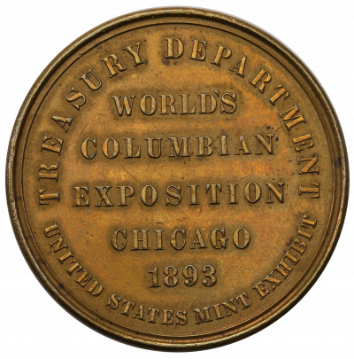 USA medal 1893 Chicago Columbian Expo st.2