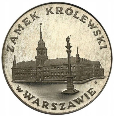 PRÓBA Srebro 100 złotych 1975 Zamek Królewski st.L