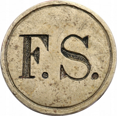 Stara pieczęć monogram F.S.