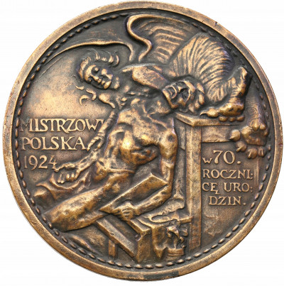 Polska medal 1924 Jacek Malczewski st.2