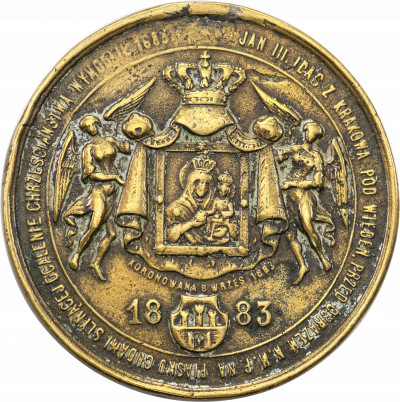 Polska medal 1883 Sobieski st.3- KOPIA