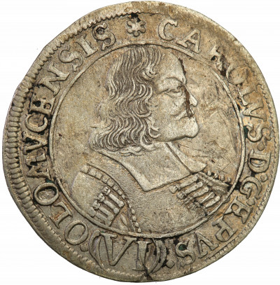 Austria Ołomuniec bisk 6 Krajcarów 1676 st.3+