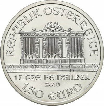 Austria 1,5 Euro Filharmonia - Uncja Srebra st.1