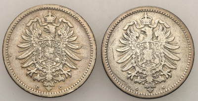 Niemcy 50 Pfennig Kaiserreich lot 2 szt. st.3